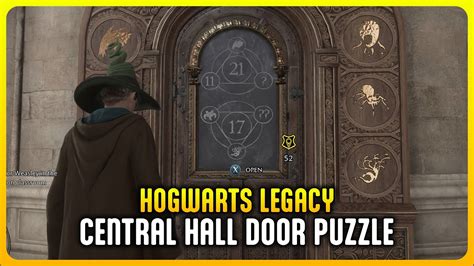 central hall door puzzle|Hogwarts Legacy: How to solve Central Hall door。